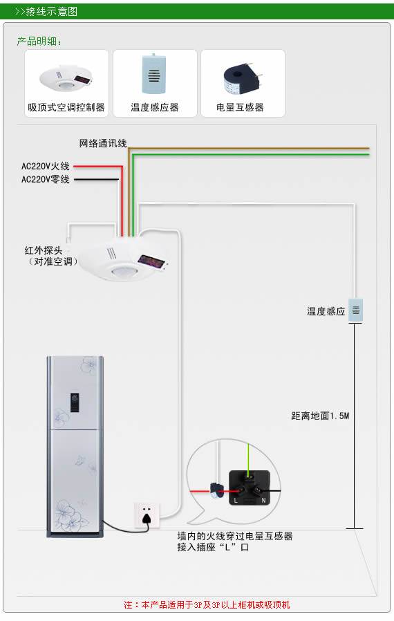 空调感应开关安装指导